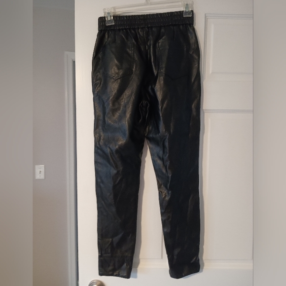 Anthropologie (Raga) faux leather joggers - Picture 2 of 9
